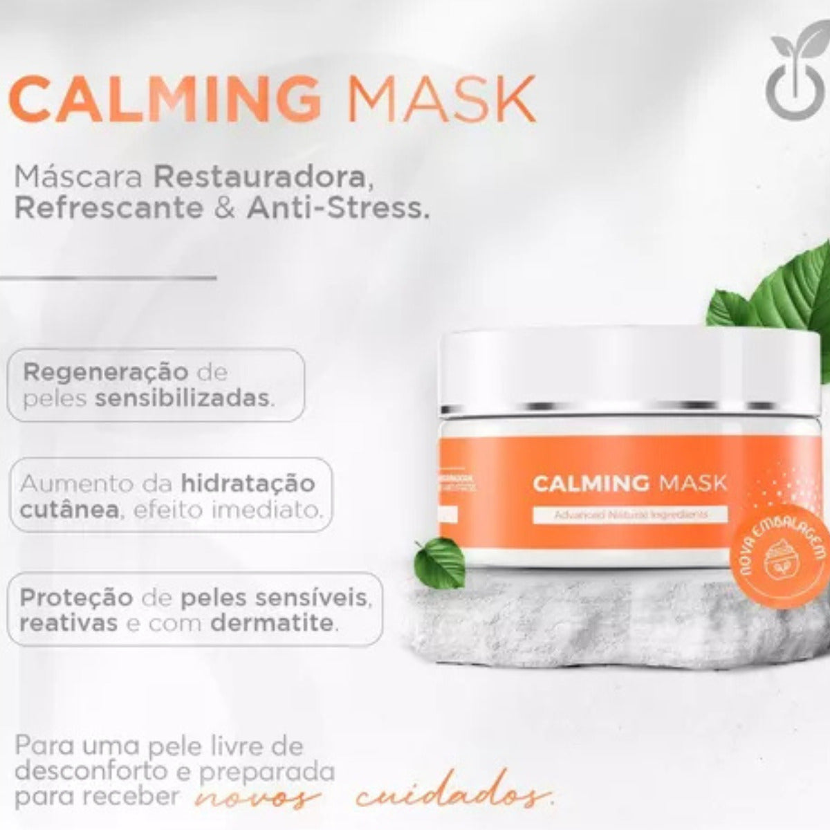 CALMING MASK MASCARA FACIAL CALMANTE 150G ECCOS