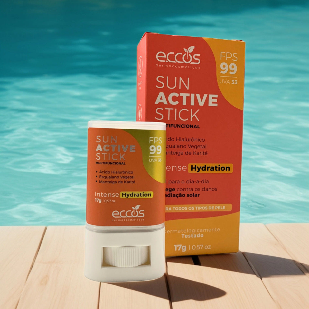 SUN ACTIVE STICK 17g PROTETOR SOLAR ECCOS