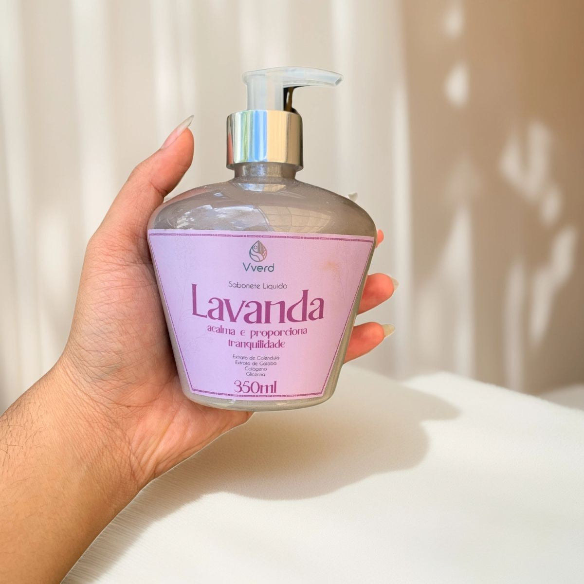 SABONETE LIQUIDO LAVANDA 350 ML VVERD