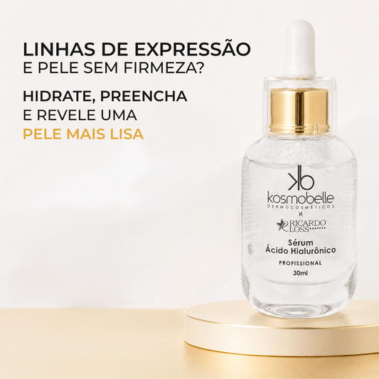 Sérum Ácido Hialurônico Kosmobelle 30ml Hidratação Facial
