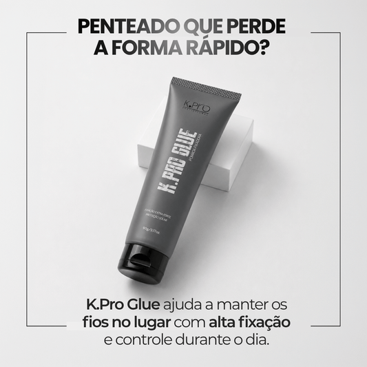 Pomada Fixadora K.Pro Glue 90g Efeito Matte Fixação Extraforte