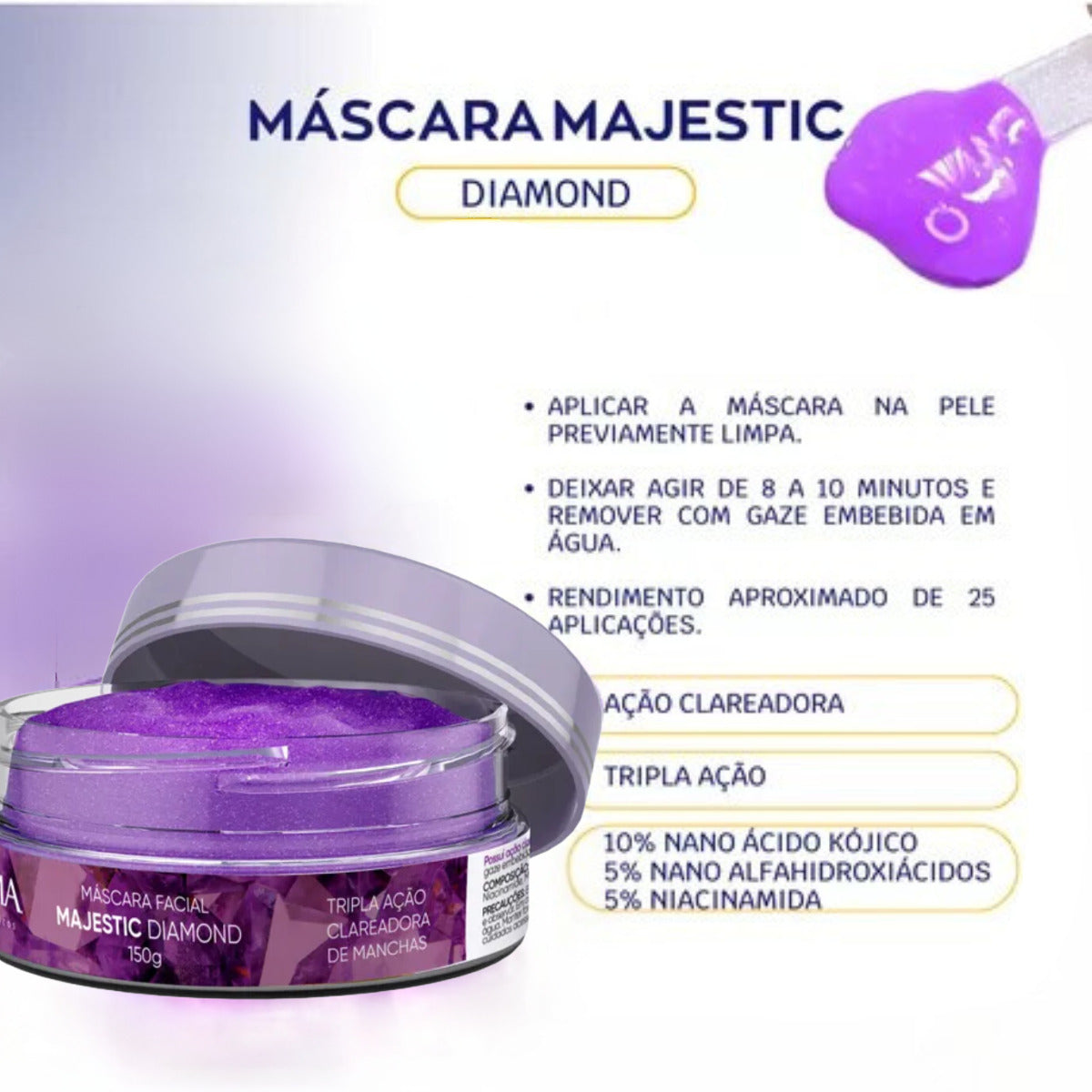 MASCARA MAJESTIC - 150gr LAKMA