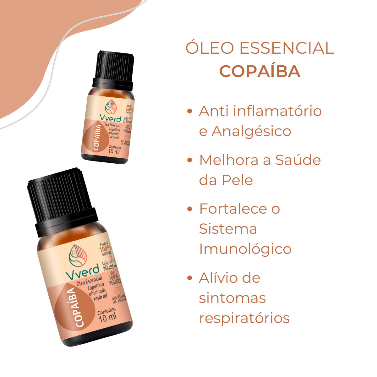ÓLEO ESSENCIAL COPAÍBA 10ML VVERD