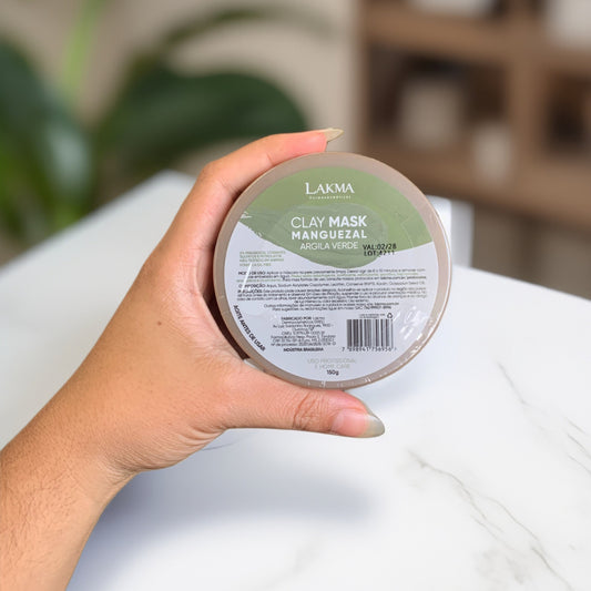 CLAY MASK MANGUEZAL - ARGILA VERDE - 150g LAKMA