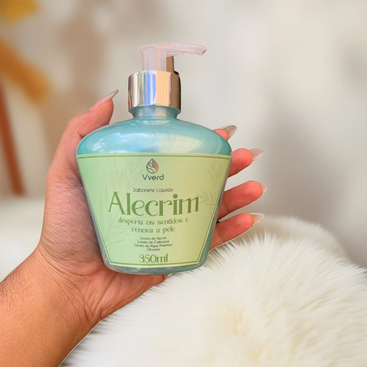 SABONETE LIQUIDO ALECRIM 350 ML VVERD
