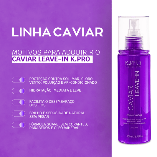 CAVIAR CONDICIONADOR LEAVE IN 200ML K.PRO