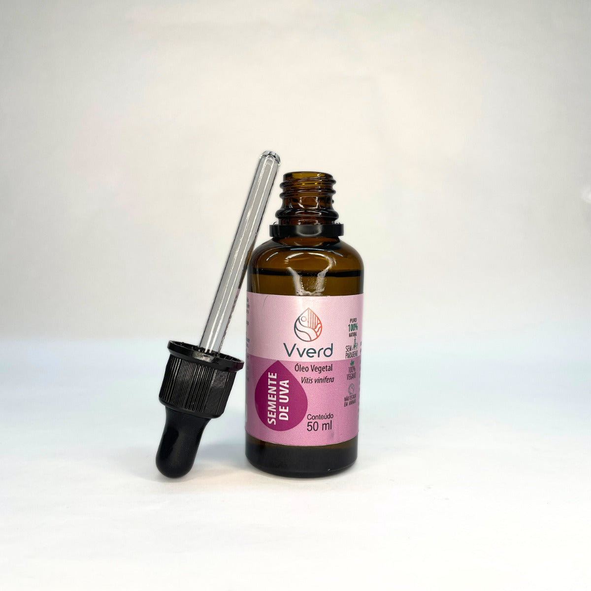 ÓLEO VEGETAL SEMENTE DE UVA 50ML VVERD