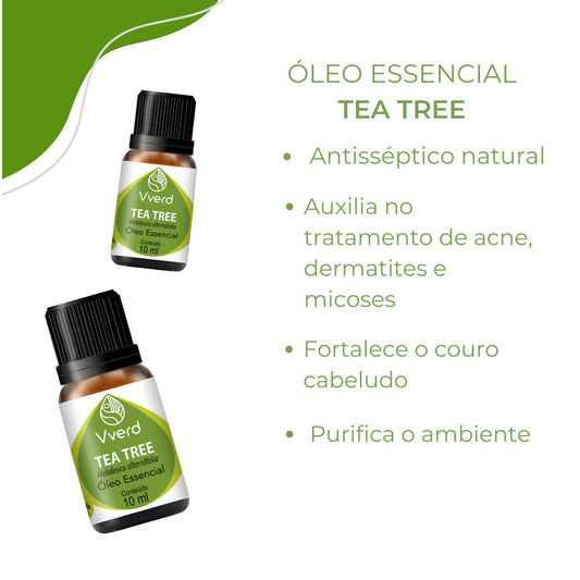 ÓLEO ESSENCIAL TEA TREE 10ML VVERD