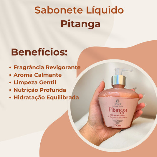 SABONETE LIQUIDO PITANGA 350 ML VVERD