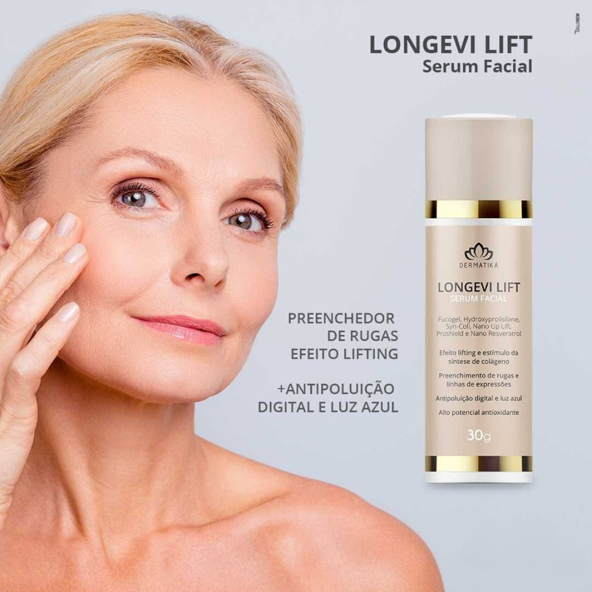 SERUM FACIAL LONGEVI LIFT 30g DERMATIKA