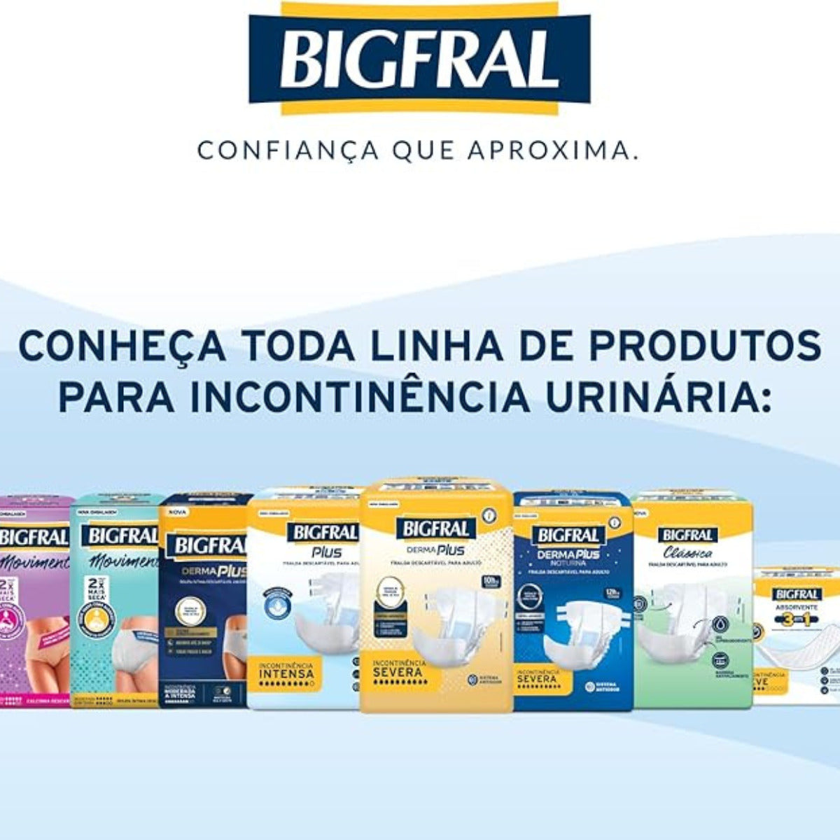 FRALDA BIGFRAL ROUPA INTIMA DERMA PLUS P/M 7 UNIDADES