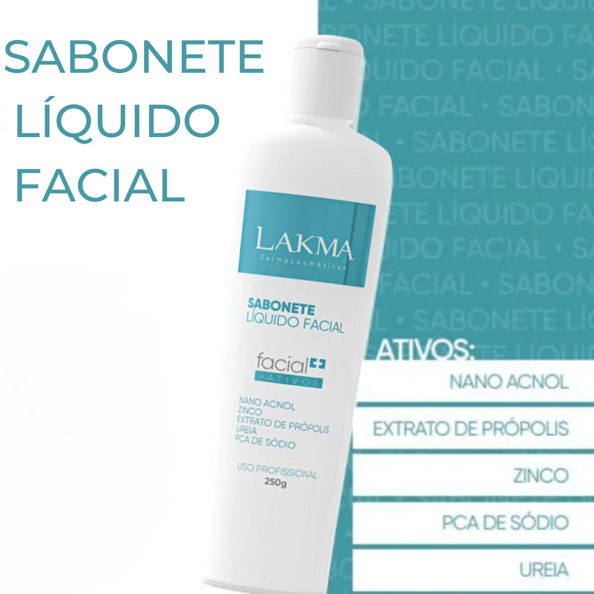 SABONETE LIQUIDO FACIAL - 250ml LAKMA