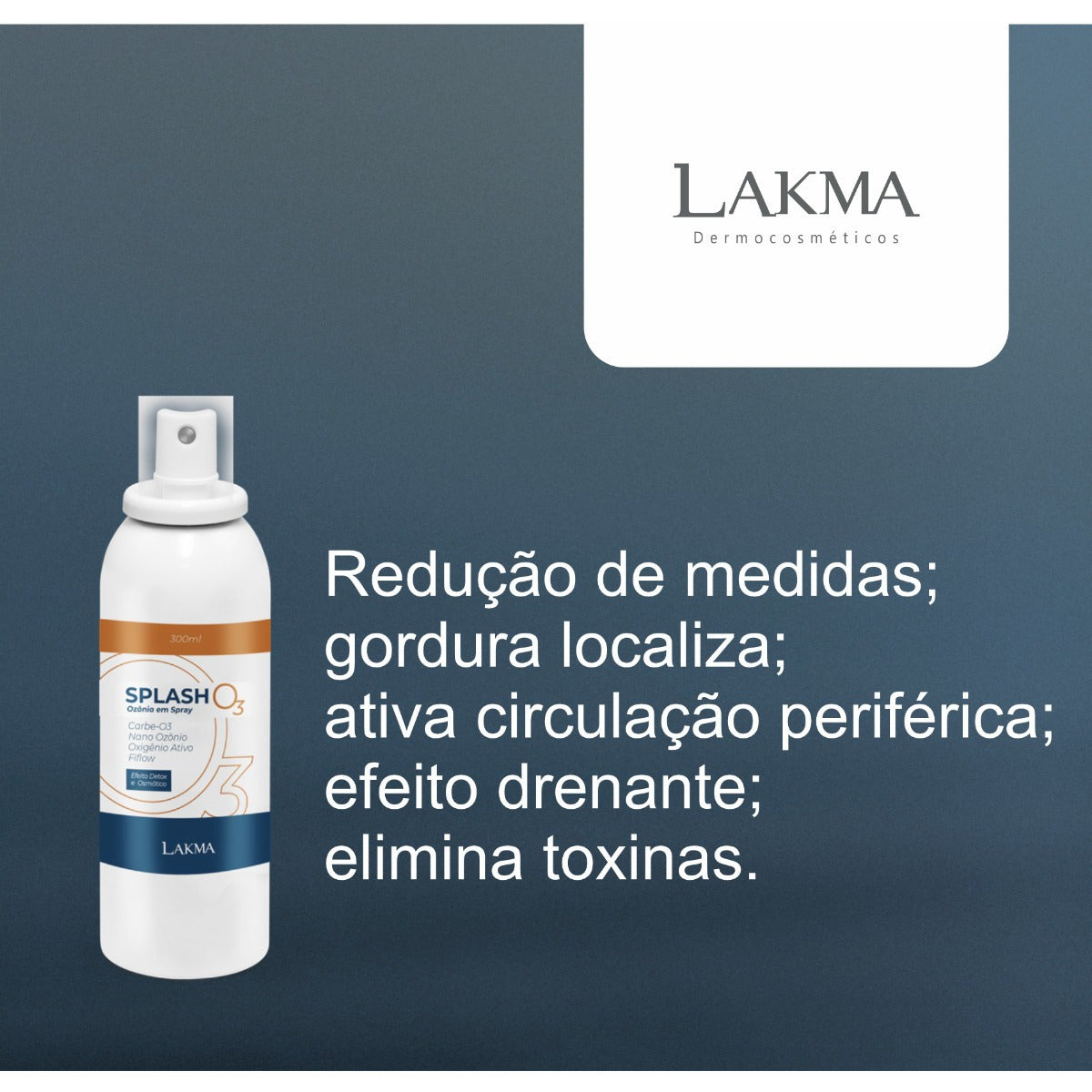 SPLASH O3 OZONIO EM SPRAY 200ml LAKMA