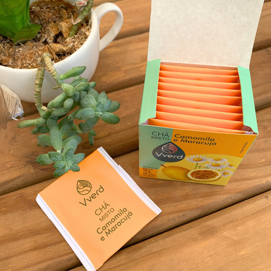 CHA MISTO CAMOMILA E MARACUJA VVERD