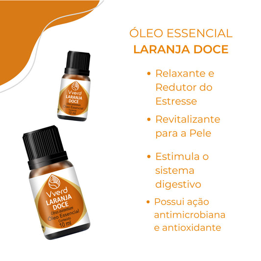 ÓLEO ESSENCIAL LARANJA DOCE 10ML VVERD
