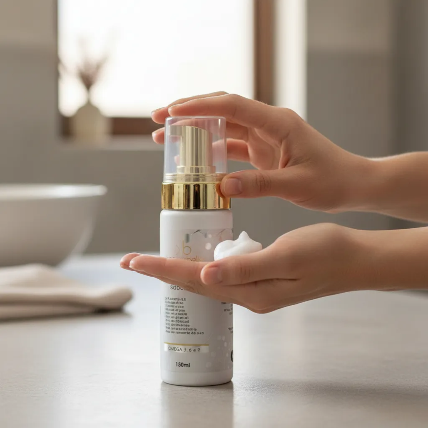 Sabonete Essentials Kosmobelle 150ml Limpeza e Hidratação Facial