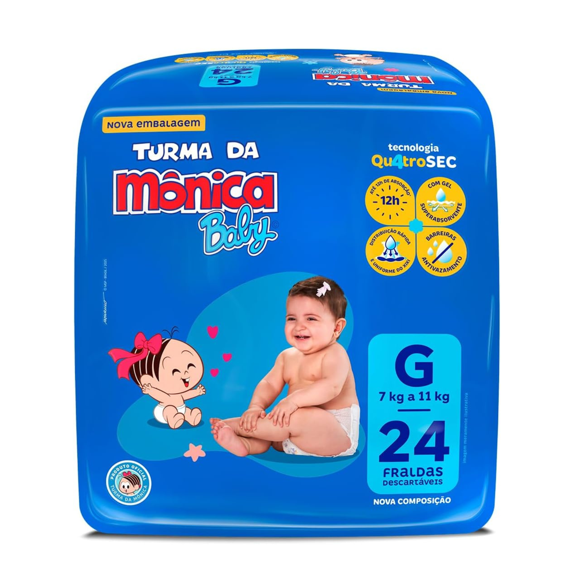 Turma da Mônica Baby G com 24 Unidades