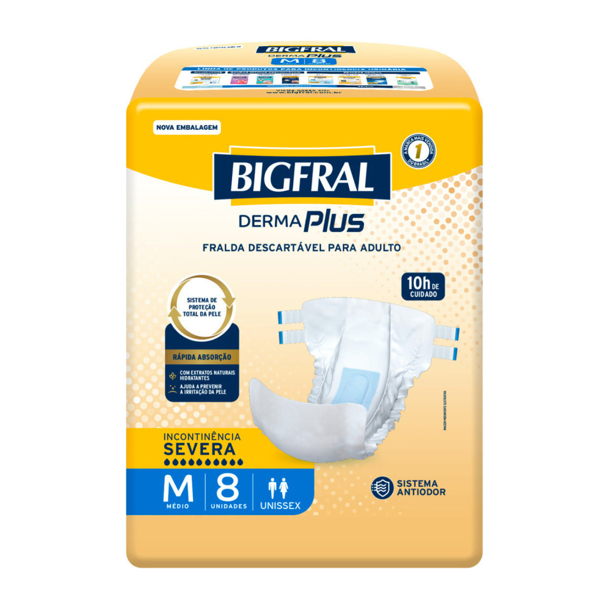Bigfral Derma Plus M com 8 Unidades
