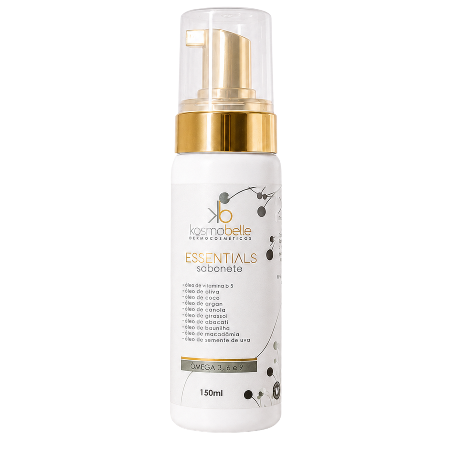 Sabonete Essentials Kosmobelle 150ml Limpeza e Hidratação Facial