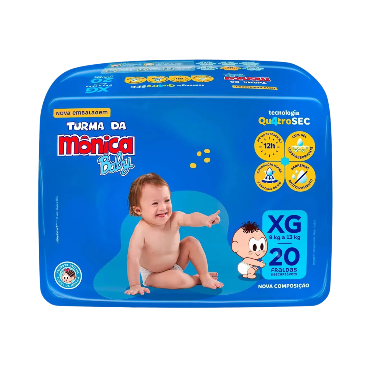 Turma Da Mônica Baby XG com 20
