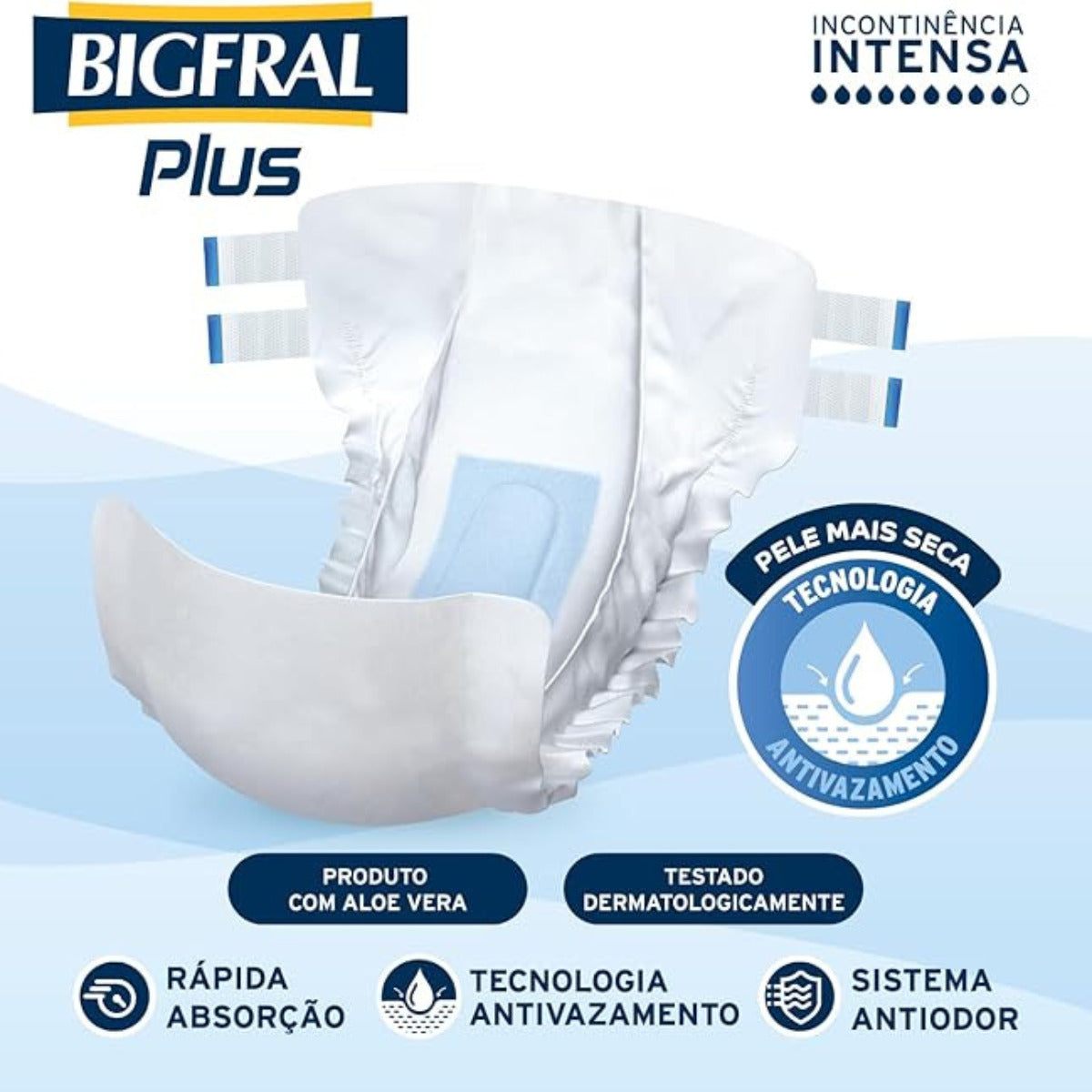 FRALDA BIGFRAL PLUS ECONOMICA M 20 UNIDADES