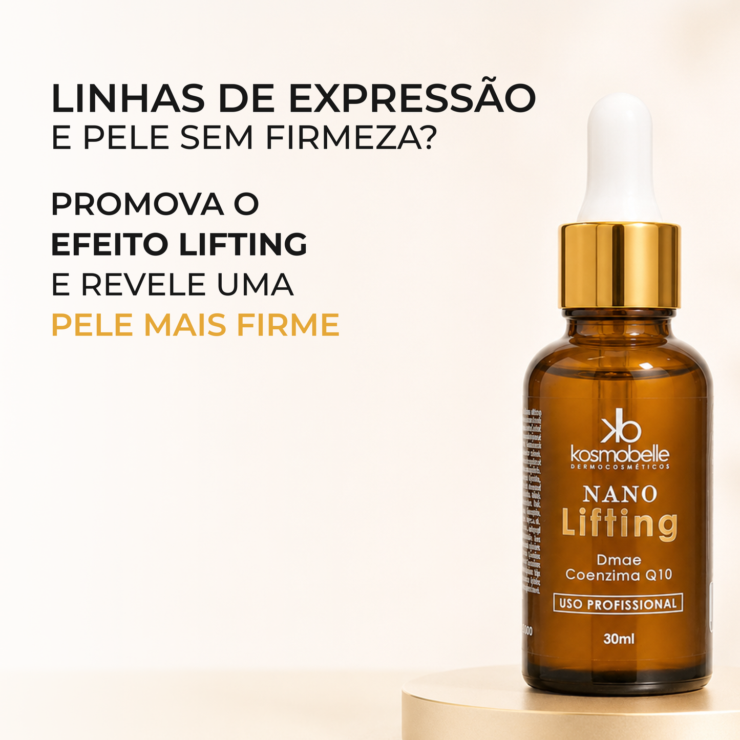 Sérum Nano Lifting Kosmobelle 30ml Firmeza e Elasticidade Facial