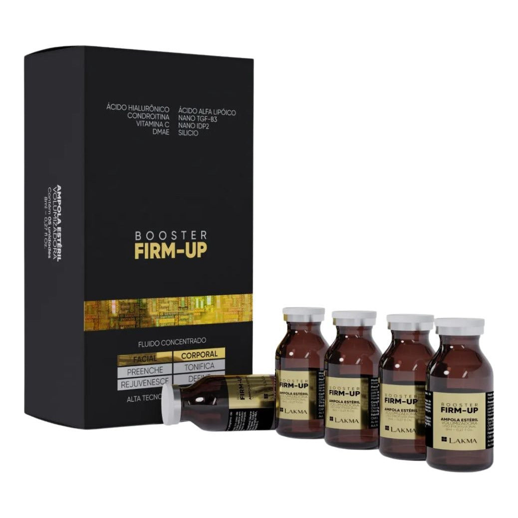AMPOLA  VOLUMIZADORA BOOSTER FIRM-UP 5 AMPOLAS 8ML LAKMA