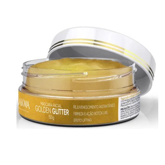 MASCARA DE OURO FACIAL GOLDEN GLITTER 150GR LAKMA