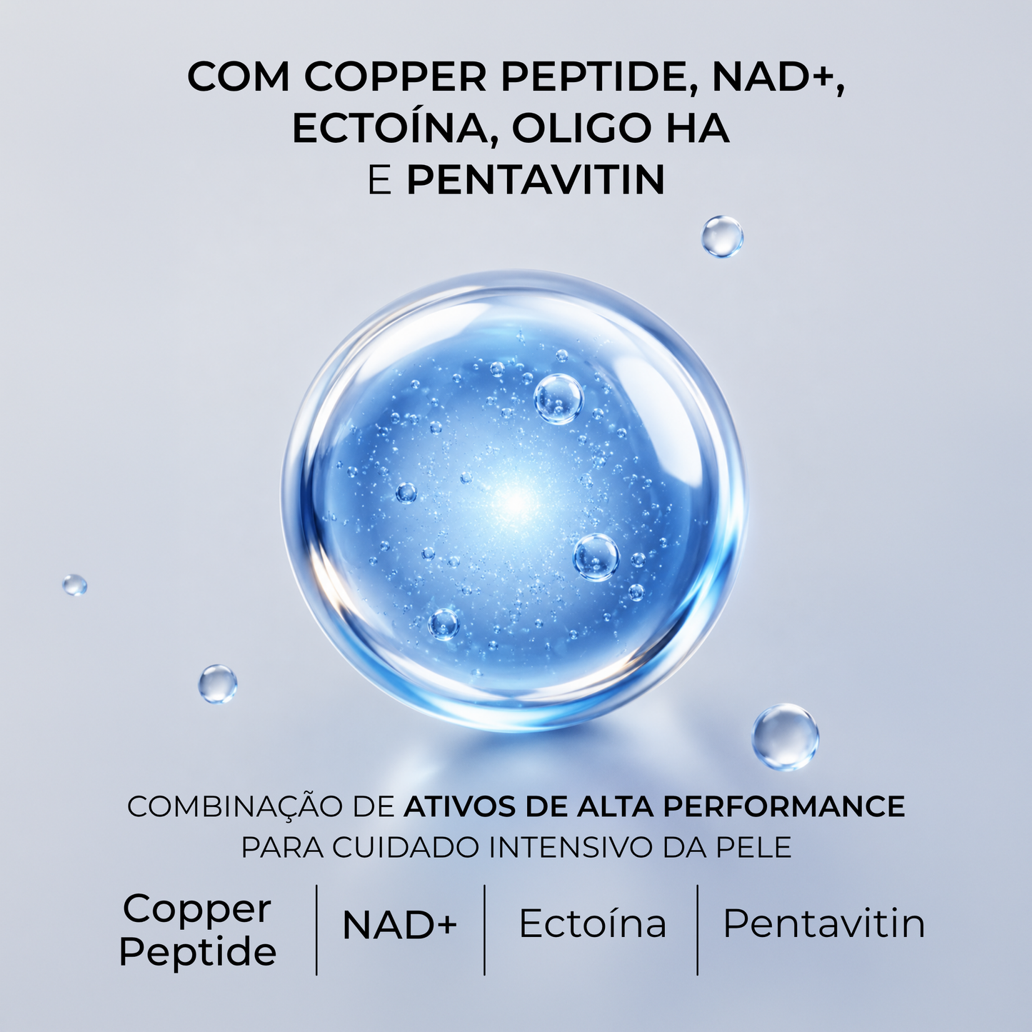 Sérum Pro GHK-CU Kosmobelle 30ml Revitalização e Hidratação Facial