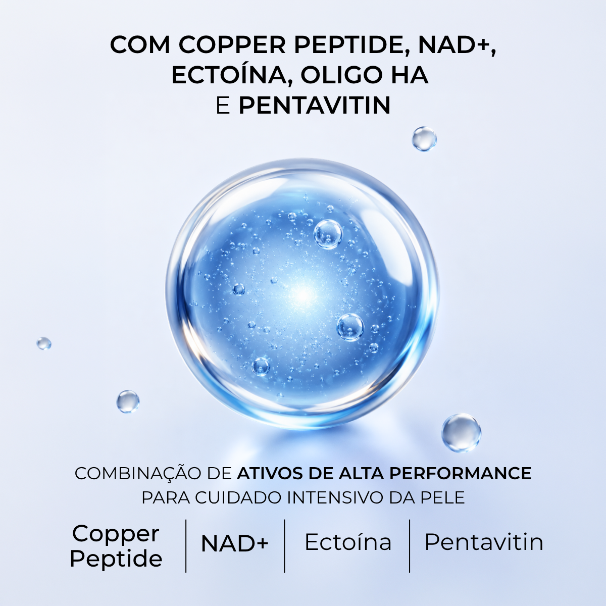 Sérum Pro GHK-CU Kosmobelle 30ml Revitalização e Hidratação Facial