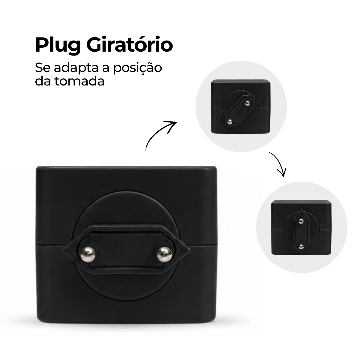 Aromatizador Difusor Elétrico Bivolt Preto Vverd 15 Ml