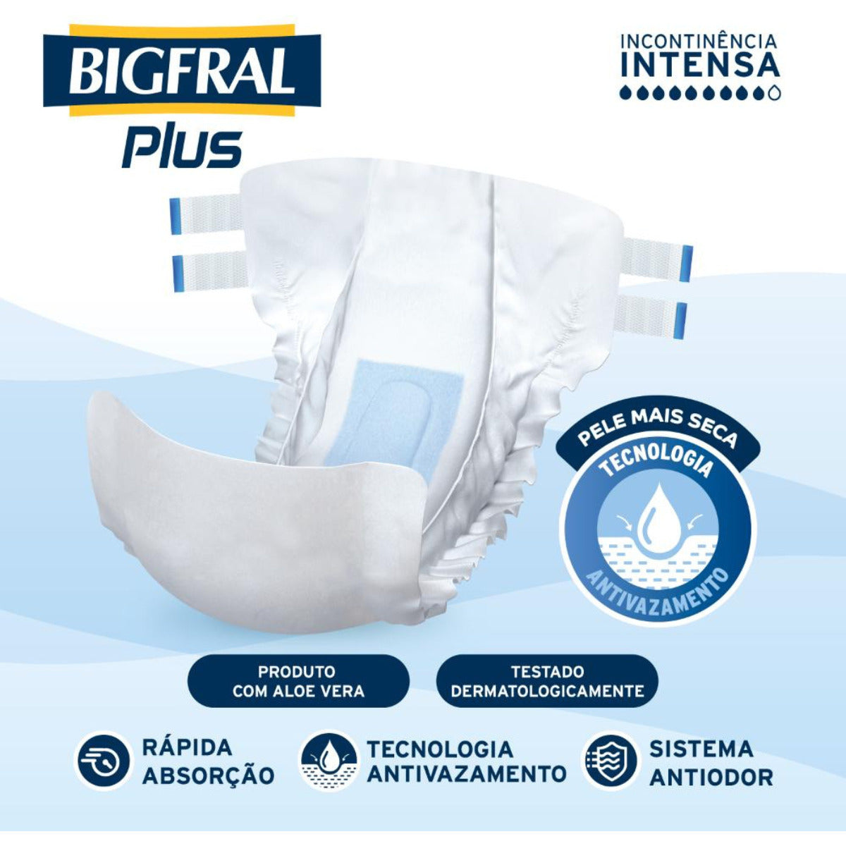 FRALDA BIGFRAL PLUS ECONOMICA G 18UNIDADES