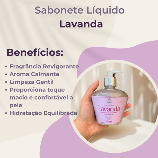 SABONETE LIQUIDO LAVANDA 350 ML VVERD