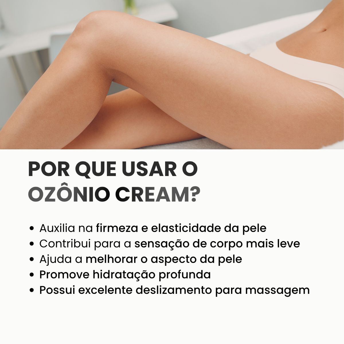 CREME PARA MASSAGEM OZÔNIO CREAM 1KG ECCOS