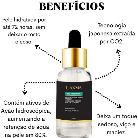 FLUIDO BIOMÉTRICA HYDRATION PASSO 1 50ML LAKMA