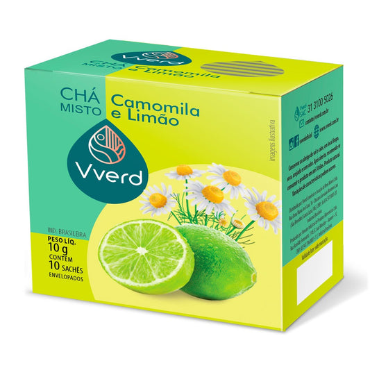 CHA MISTO CAMOMILA E LIMÃO VVERD