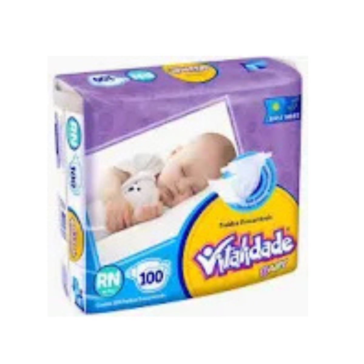 FRALDA VITALIDADE BABY RN COM 100 UNI