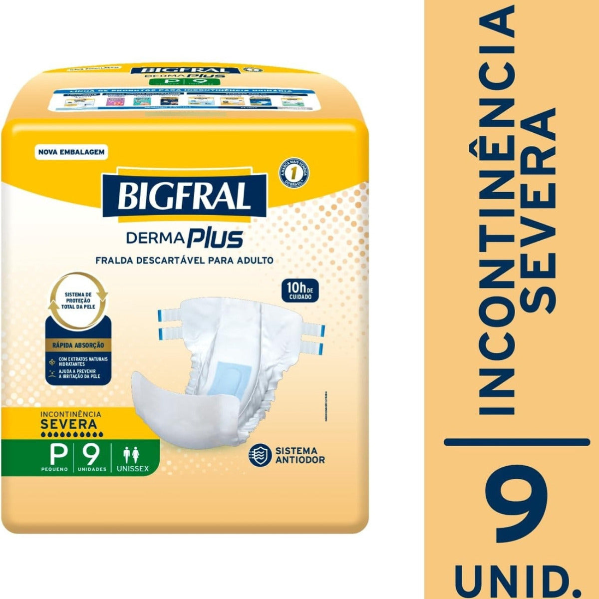 Bigfral Derma Plus P com 9 Unidades