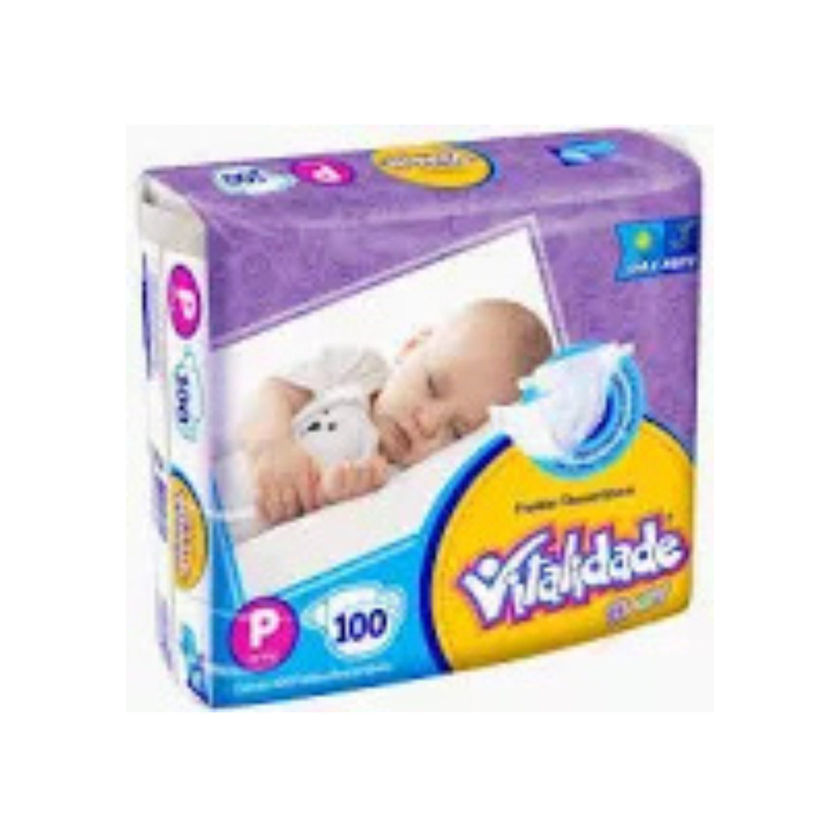 FRALDA VITALIDADE BABY P COM 100 UNI