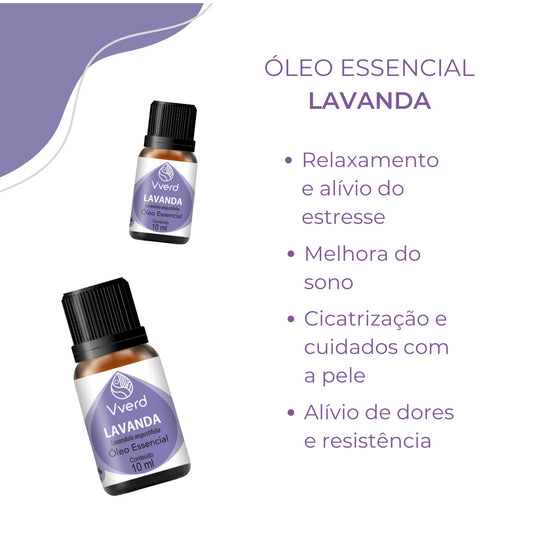 ÓLEO ESSENCIAL 10ML LAVANDA VVERD