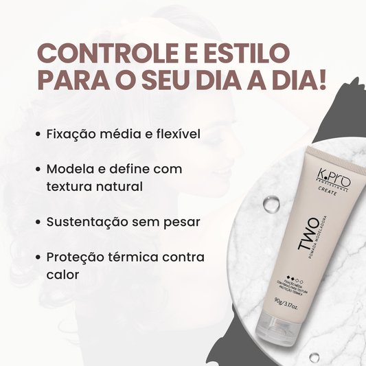 K.PRO TWO POMADA MODELADORA 90G