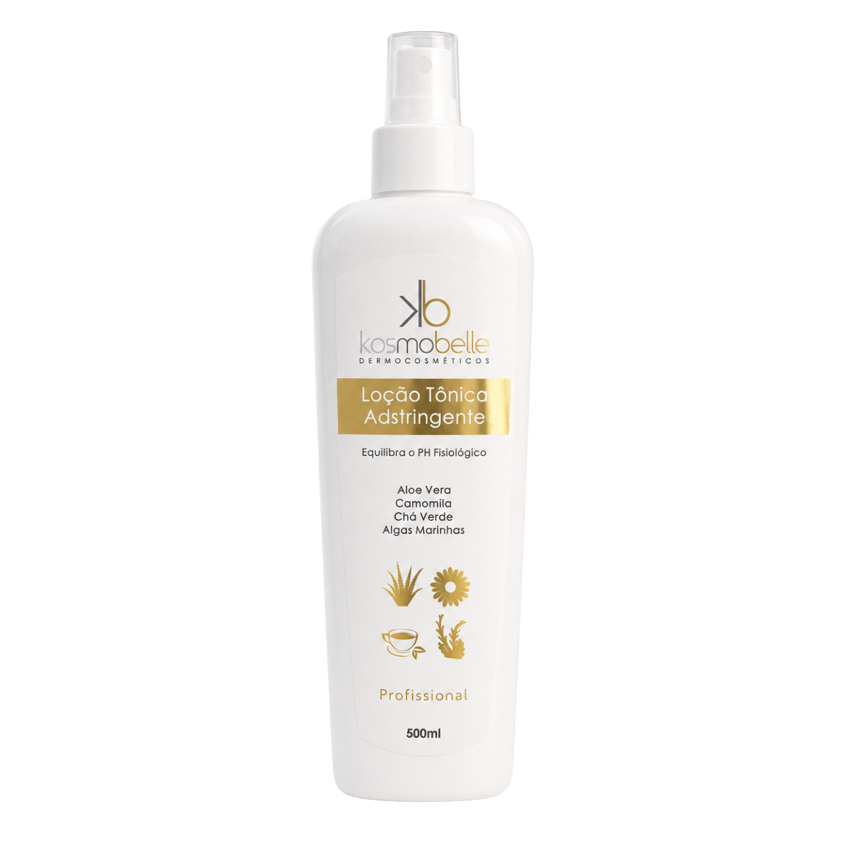 LOÇÃO TÔNICA ADSTRINGENTE KOSMOBELLE 500ML