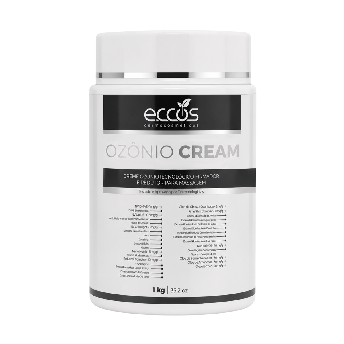 CREME PARA MASSAGEM OZÔNIO CREAM 1KG ECCOS