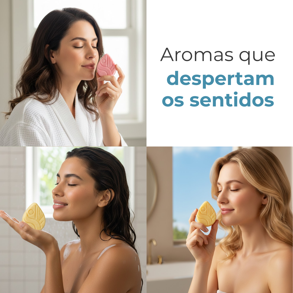 KIT 3 SABONETES SÓLIDOS VVERD