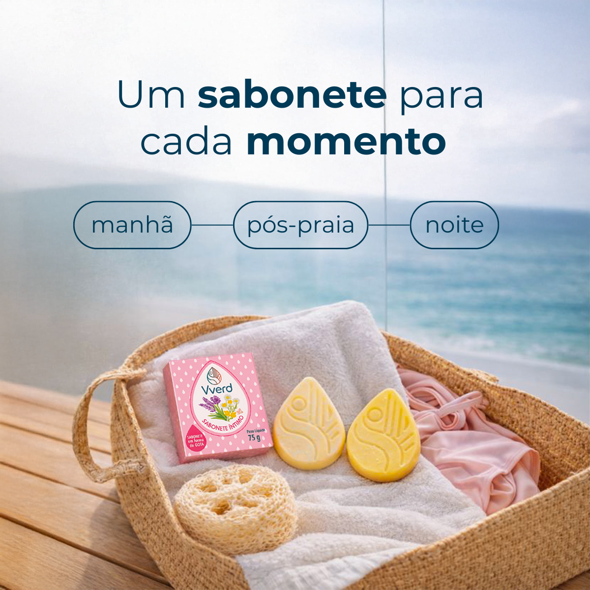 KIT 3 SABONETES SÓLIDOS VVERD