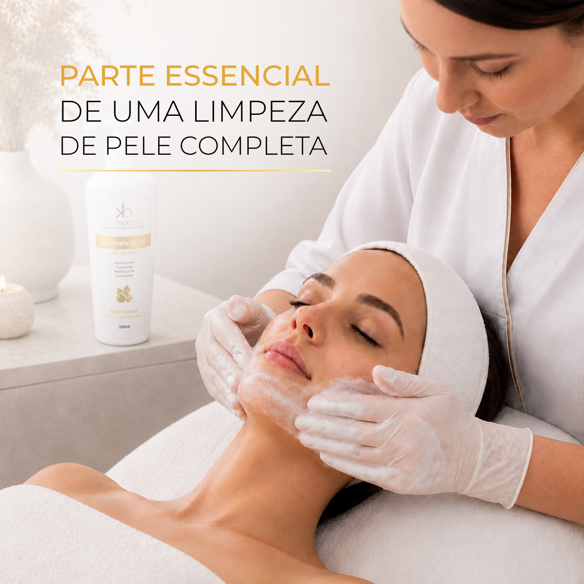 SABONETE FACIAL CRANBERRY 350ML KOSMOBELLE