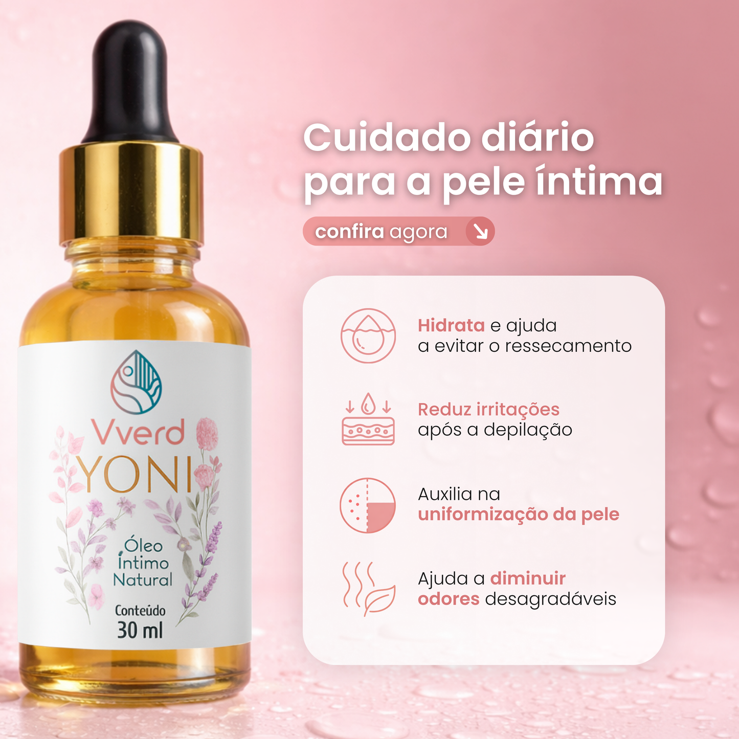 ÓLEO ÍNTIMO NATURAL YONI VVERD