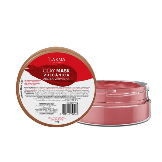 CLAY MASK VULCANICA - ARGILA VERMELHA - 150g LAKMA