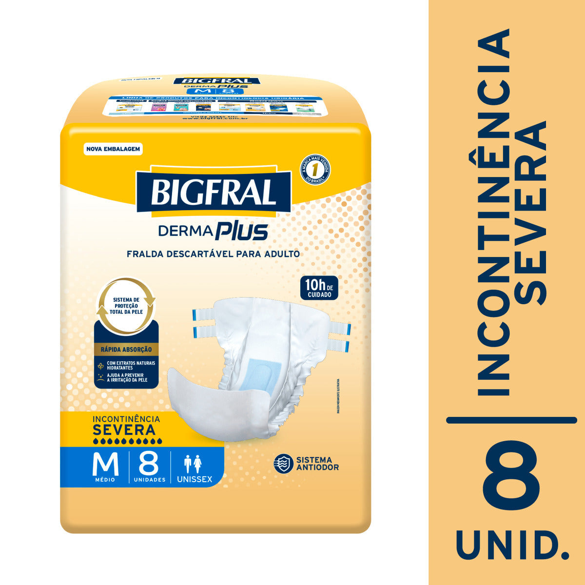 Bigfral Derma Plus M com 8 Unidades