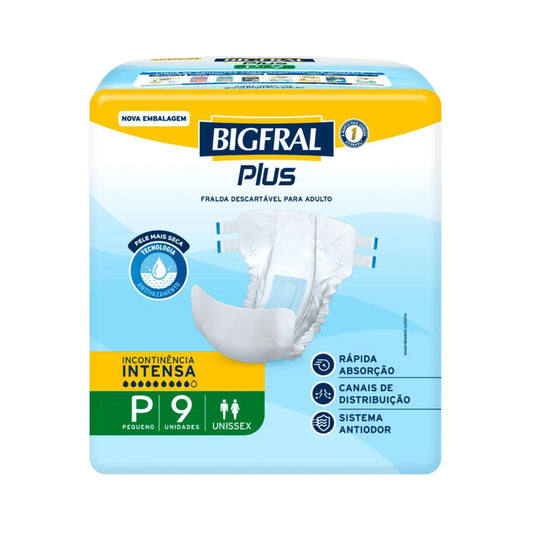 Bigfral Plus Tamanho P com 9 Unidades